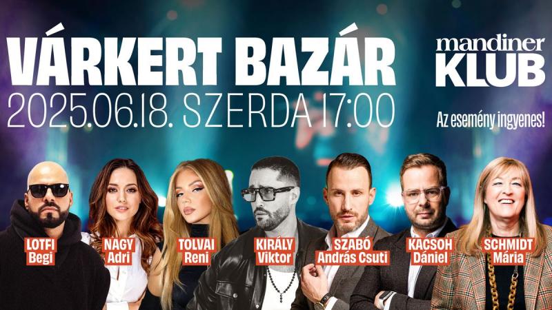Fedezd fel a Mandiner Klubest varázsát a Várkert Bazárban! Egy felejthetetlen este vár rád, tele közéleti diskurzusokkal, lenyűgöző sztárelőadókkal és élő koncertekkel! Ne hagyd ki ezt a különleges eseményt, ahol a kultúra és a szórakozás találkozik!