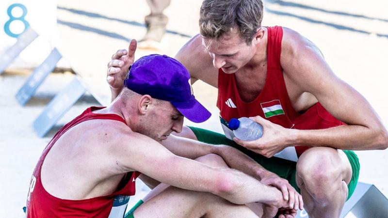 A magyar világbajnoki címvédő hatalmas erőfeszítéseket tett, ám a betegség sajnos felülkerekedett rajta.